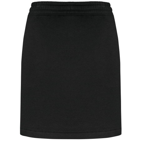 Jupe molleton écoresponsable femme Kariban – Noir – vue 2