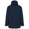 Veste à capuche micropolaire unisexe Kariban – Marine