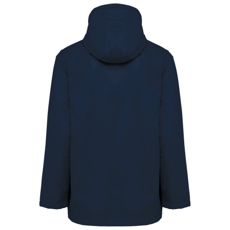 Veste à capuche micropolaire unisexe Kariban – Marine – vue 2