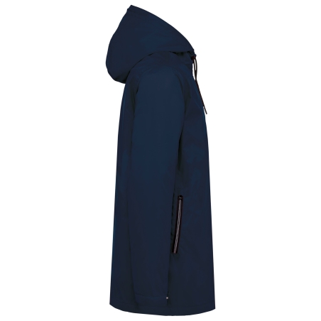 Veste à capuche micropolaire unisexe Kariban – Marine – vue 3