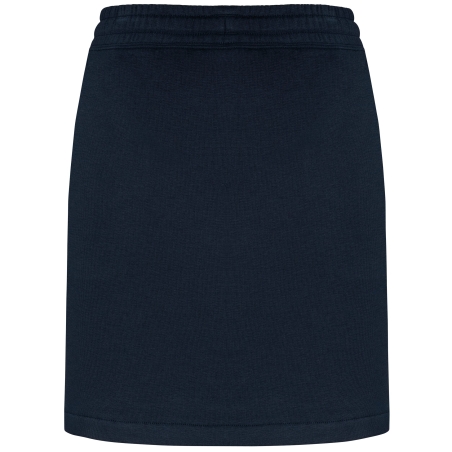 Jupe molleton écoresponsable femme Kariban – Marine – vue 2
