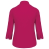 Chemise Popeline Polycoton Manches 3/4 Femme Kariban Fuchsia – vue 2