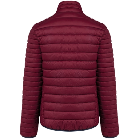 Doudoune légère homme bordeaux Kariban – veste compressible – vue 2