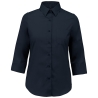 Chemise popeline manches 3/4 femme Kariban – Marine
