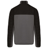 Veste bi-matière homme Kariban – Noir / Gris Chiné – vue 2