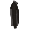 Veste bi-matière homme Kariban – Noir / Gris Chiné – vue 3