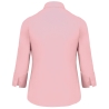 Chemise popeline manches 3/4 femme Kariban – Rose pâle – vue 2