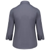 Chemise popeline manches 3/4 femme Kariban – Gris – vue 2
