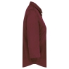 Chemise popeline manches 3/4 femme Kariban – Bordeaux – vue 3