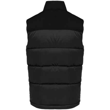 Bodywarmer matelassé bi-ton unisexe Kariban – Noir – vue 2