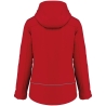 Parka Softshell 3 Couches Doublée Capuche Femme Rouge Kariban – vue 2