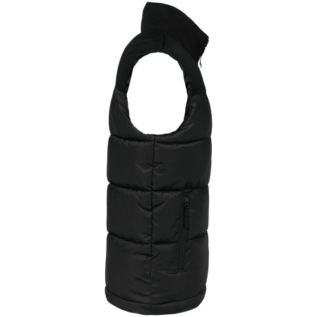 Bodywarmer matelassé bi-ton unisexe Kariban – Noir – vue 3