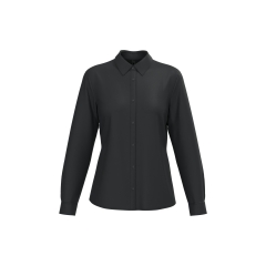 Chemise Popeline Polycoton Femme Sans Poche Noire Kariban
