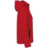 Parka Softshell 3 Couches Doublée Capuche Femme Rouge Kariban – vue 3
