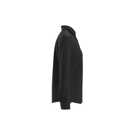 Chemise Popeline Polycoton Femme Sans Poche Noire Kariban – vue 3