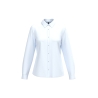 Chemise popeline blanche femme sans poche Kariban – Coupe droite