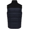 Bodywarmer matelassé bi-ton unisexe Kariban – Marine / Noir – vue 2