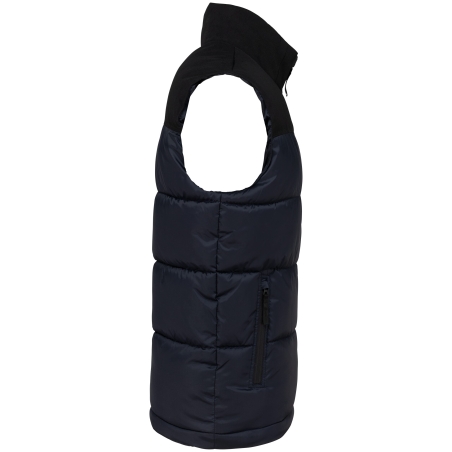Bodywarmer matelassé bi-ton unisexe Kariban – Marine / Noir – vue 3