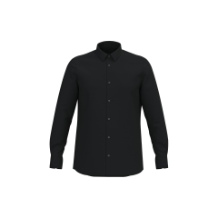 Chemise Oxford Manches Longues Homme Noire – Kariban