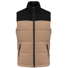 Bodywarmer matelassé bi-ton noir Kariban – Unisexe