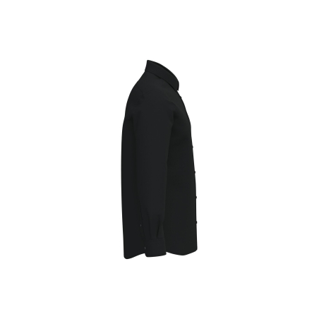 Chemise Oxford Manches Longues Homme Noire – Kariban – vue 3