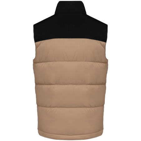 Bodywarmer matelassé bi-ton noir Kariban – Unisexe – vue 2