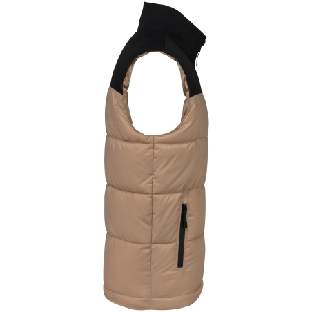 Bodywarmer matelassé bi-ton noir Kariban – Unisexe – vue 3