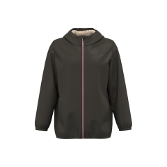 Veste doublée sherpa unisexe Vert Dark Khaki Kariban