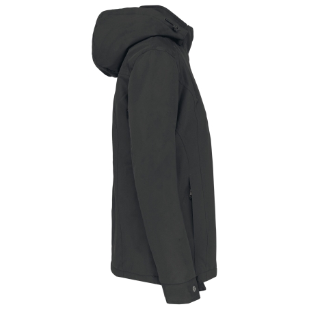 Parka femme gris foncé Kariban – veste de travail hiver – vue 3