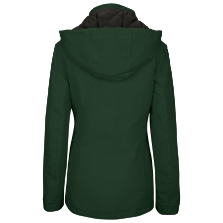 Parka femme Forest Green – Kariban | Veste de travail matelassée – vue 2
