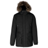 Parka Grand Froid Kariban Noir – Veste de Travail Hiver Personnalisable
