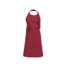 Tablier poche coton bio Rouge Hibiscus Kariban – One Size