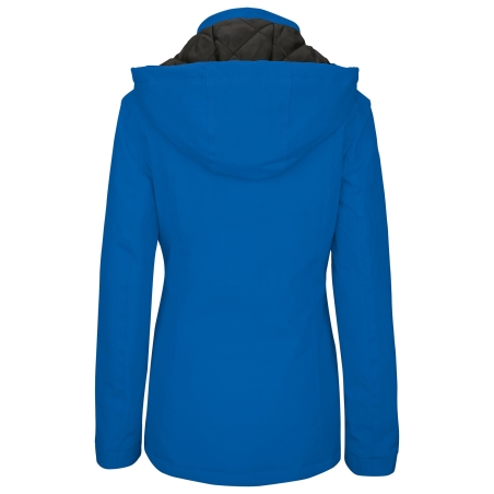 Parka femme bleue matelassée personnalisable – Kariban – vue 2