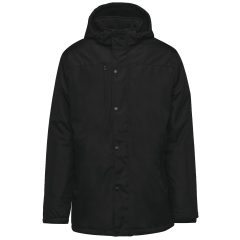 Parka à capuche amovible homme Kariban – Noir