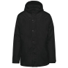 Parka à capuche amovible homme Kariban – Noir