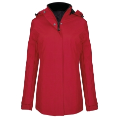 Parka femme Rouge Kariban – veste de travail personnalisée