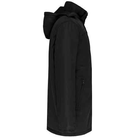 Parka à capuche amovible homme Kariban – Noir – vue 3