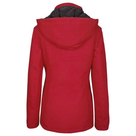 Parka femme Rouge Kariban – veste de travail personnalisée – vue 2