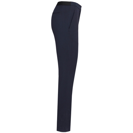 Pantalon de travail femme coupe droite marine – Kariban – vue 3