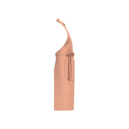 Tablier avec poche en coton Bio Orange Kariban – One Size – vue 3