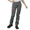 Pantalon de travail femme Gris et rouge