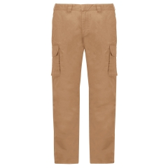 Pantalon multipoches homme Kariban – Coloris Marron (Camel)