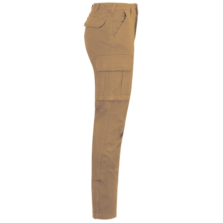 Pantalon multipoches homme Kariban – Coloris Marron (Camel) – vue 3