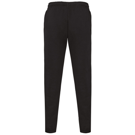 Pantalon molleton écoresponsable homme Noir – Kariban – vue 2