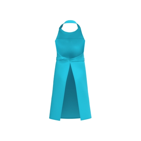 Tablier de cuisine Turquoise en coton bio Kariban – One Size – vue 2