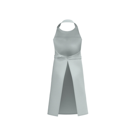 Tablier avec poche coton bio Gris Kariban – One Size – vue 2