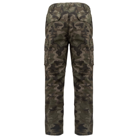 Pantalon multipoches homme Olive Camouflage Kariban – Vert – vue 2