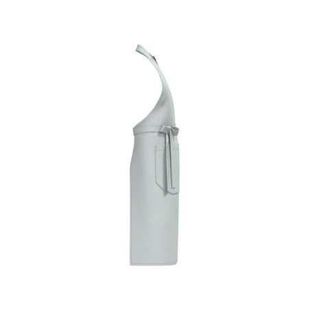 Tablier avec poche coton bio Gris Kariban – One Size – vue 3