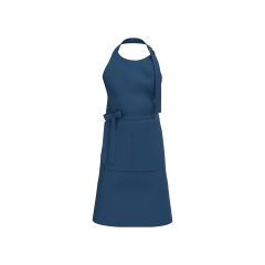 Tablier avec poche coton Bio Bleu True Indigo – Kariban