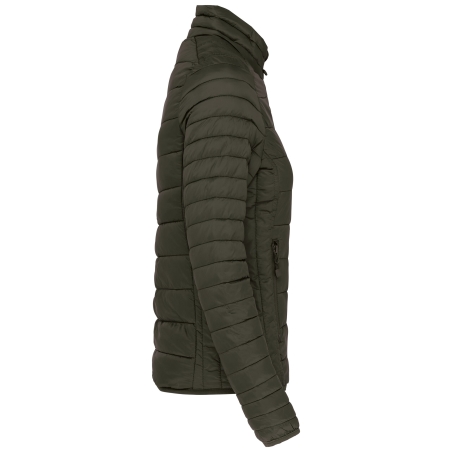Doudoune légère femme Dark Khaki Kariban – Veste compressible – vue 3